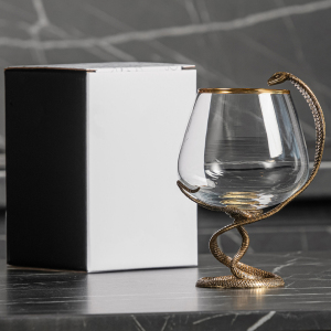 A glass for cognac "Charente. The Snake"
